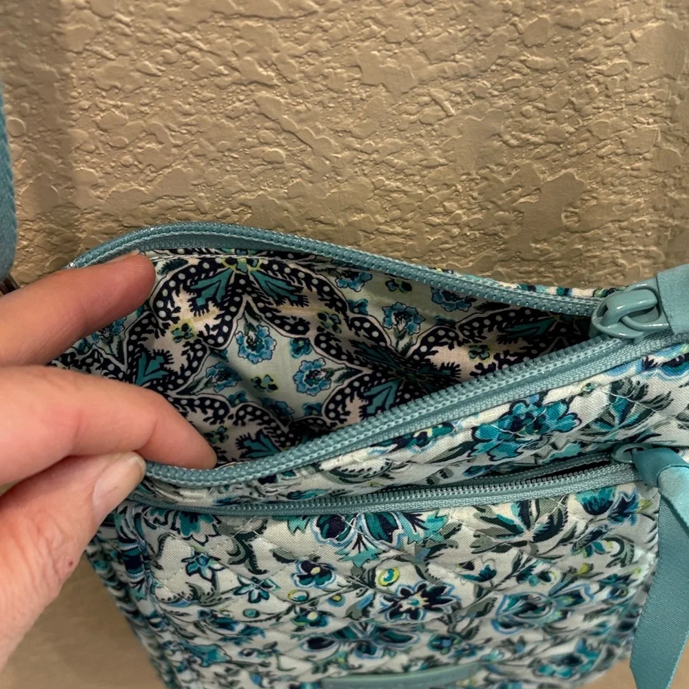 Vera Bradley Blue Floral Crossbody Bag - Picture 7 of 11